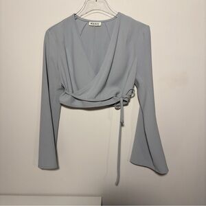 Maxou Light Blue/Gray Tones Top Long Sleeve